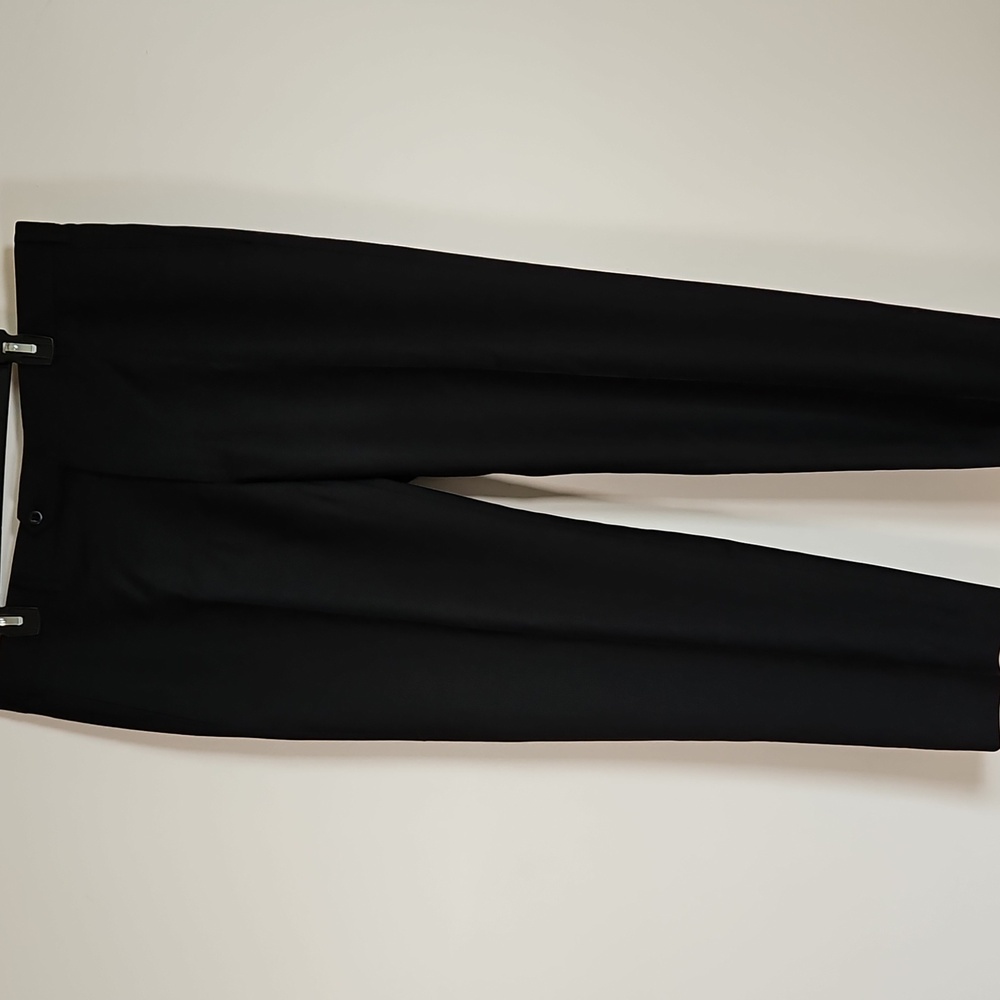 Zanella Mens Parker Dress Pant Black Wool Made In Italy Size 36 Sartorial Career